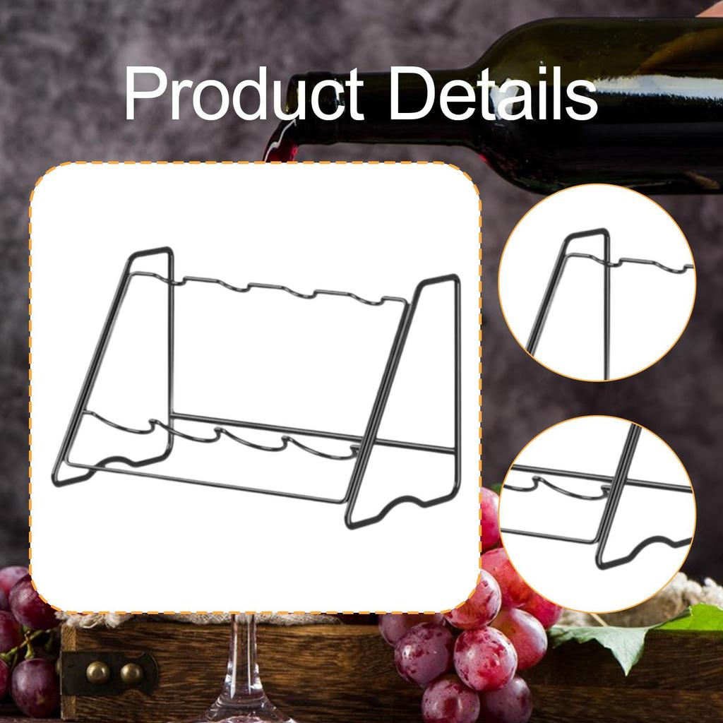 Bottle Display Shelf Holder Stand for Collector Dining Room Bar Restaurant Basement