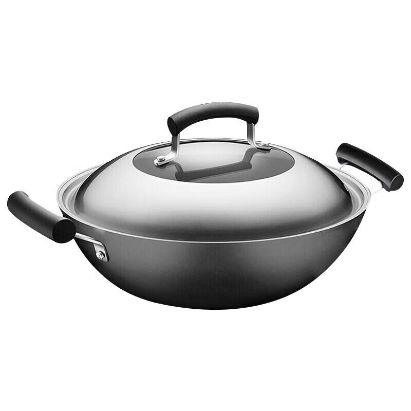 Supor 40cm Double Handle Cast Iron Wok