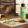 Fenugreek (Methi) Oil Cold Pressed | Natural Herbal Hair Growth Oil, For Hair Growth, Scalp Care & Body Massage (Pack of 2 × 120ml)