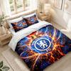 Set de așternut 1 Față de pilotă 2 Fețe de pernă Imprimeu Chelsea FC Dormitor Decorațiune pentru casă