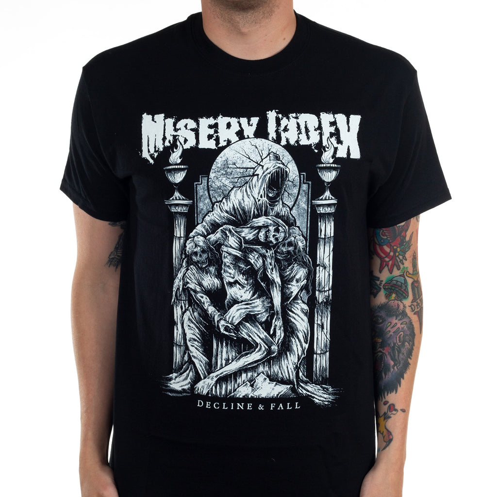 Misery Index Heirs To Thievery Print Cotton TShirt Death Grindcore Metal Band Unisex Short Sleeve Tee