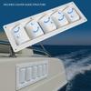 RVs Boat Ventilation Grille Weather Resistant Louvered Boat Air Vent Cover Universal for Campers Trailers Quick Install