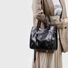 2025 New Fashionable Style Top Layer Cowhide Casual Rivet Niche Korean Version Crossbody Bag High-end Feeling Motorcycle