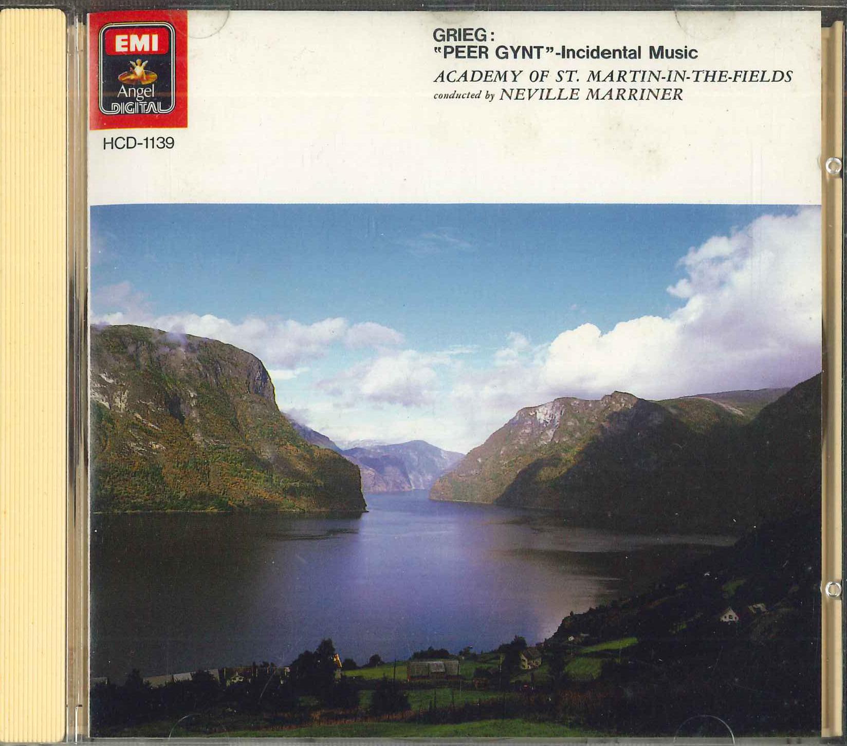 

CD NEVILLE MARRINER - Grieg Peer Gynt Incidental Music HCD1139 EMI Japan Classical Used
