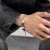 Handmade Geometric Volcano Stone Bracelet For Women Summer Gift Fashion Accessory