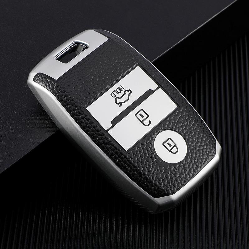 TPU Leather Car Key Case FOB Cover for Kia Ceed Rio Rio5 Sportage R K3 KX3 K4 K5 Ceed Sorento Cerato Optima 2015 2016 2017