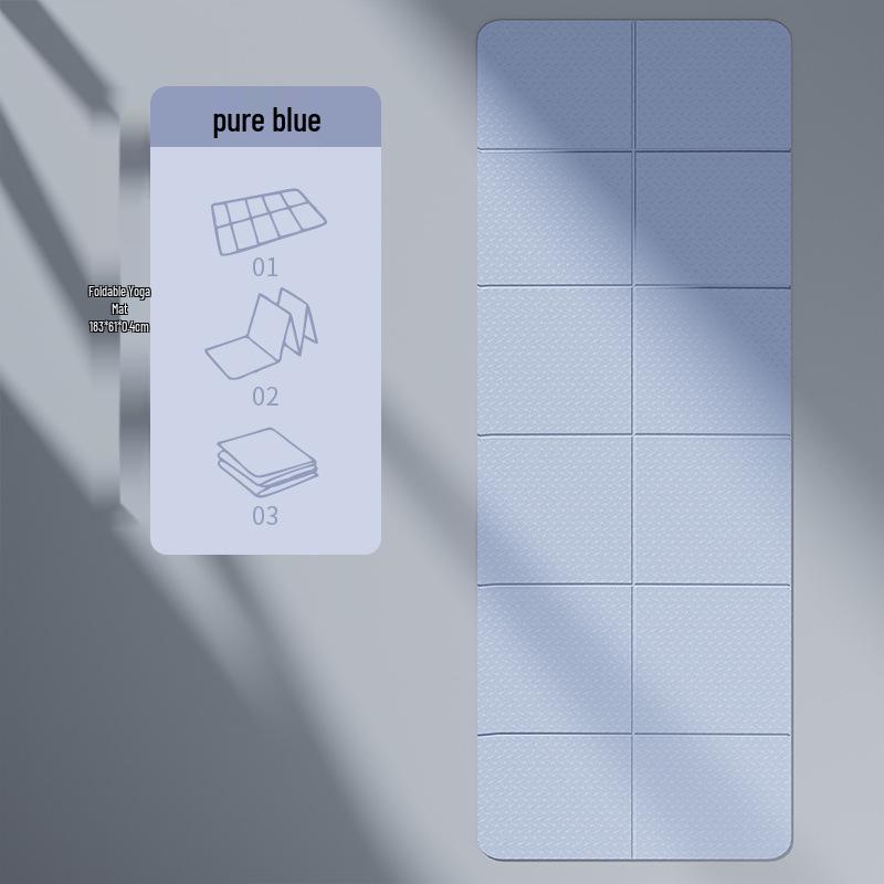 

Складной Нескользящий Коврик для Йоги из TPE - Без Запаха Профессиональный Коврик для Упражнений и Перерыва на Обед 6-fold Yoga Mat [Portable]