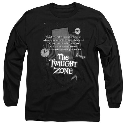 The Twilight Zone Unisex Adult Monologue Long-Sleeved T-Shirt