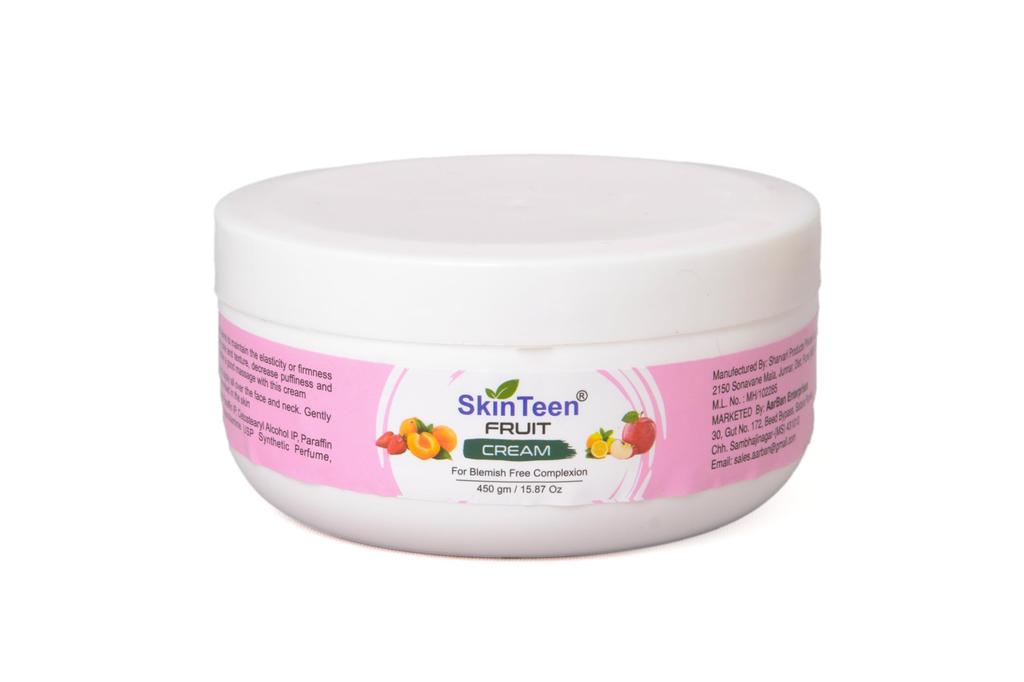 Skinteen Fruit Massage Cream - 450Gm Suitable For All Skin Types