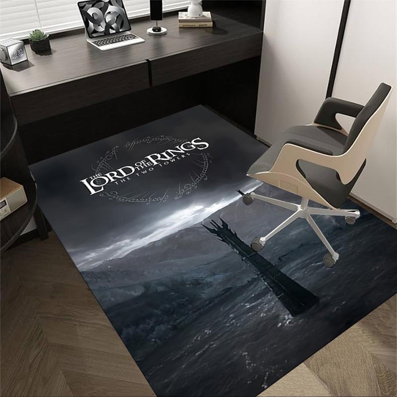 

1pc The Lord of the Rings: The Two Towers Carpet, for Home & Office Decor, Desk Chair Carpet, Festive Gift,Conference Room CarpetL1058 60cm by 90cm
