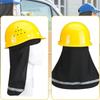 Cooling Cap Elastic Sun Shade Hat Neck Shield Wide Brim Hard Hat UV Protection Neck Protector To Cover Neck for Fishing Riding