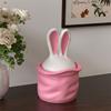 Easter Long Eared Rabbit Storage Jar Candle Silicone Mold DIY Aromatherapy Gypsum Rabbit Cup Decoration Mold Home Gift