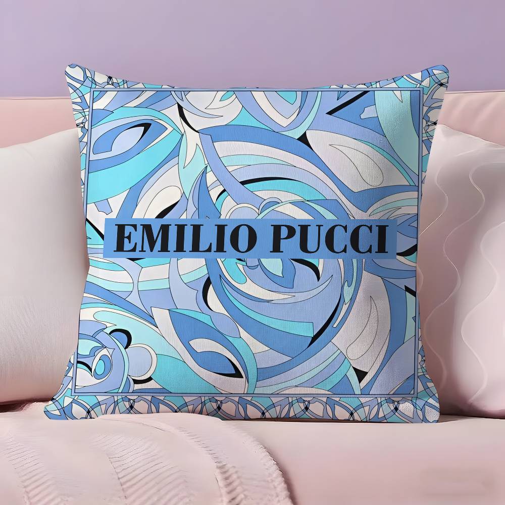 Fashion E-Emilio-O P-Pucci Pillow Case  Ultra Soft Skin Friendly Fabric Cloud Like Comfort & Concealed Zipper
