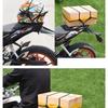 60cm/90cm Motorcycle Elastic Suitcase with Safety Hook-Versatile Helmet Mesh Gear Transport Durable and Sleek for Daily Travel