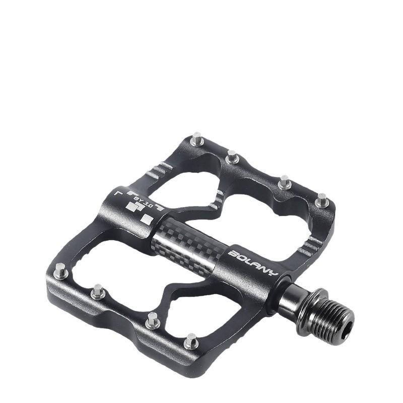 Carbon Fiber Axle Aluminum Alloy Bicycle Pedals With Triple Sealed Bearings Anti-Slip Platform Road MTB Cycling