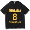 Sophie Cunningham Indiana 8 Tshirts Pure Cotton Merch T Shirts Vintage Graphic Clothes Unisex Unisex Cotton High Quality Streetwear