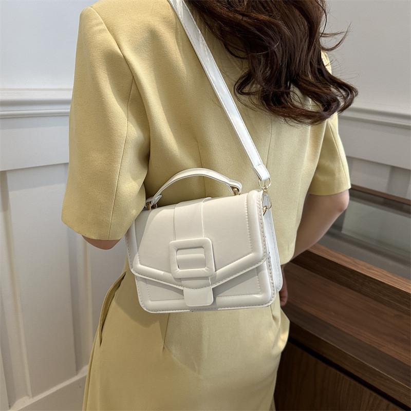 Chic Minimalist Summer Crossbody Small Bag For Women In Black Green White And Rose Pink