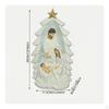 Family Figurine Featuring a Sculpted Fir Compact Statue Lightweight for Mantel