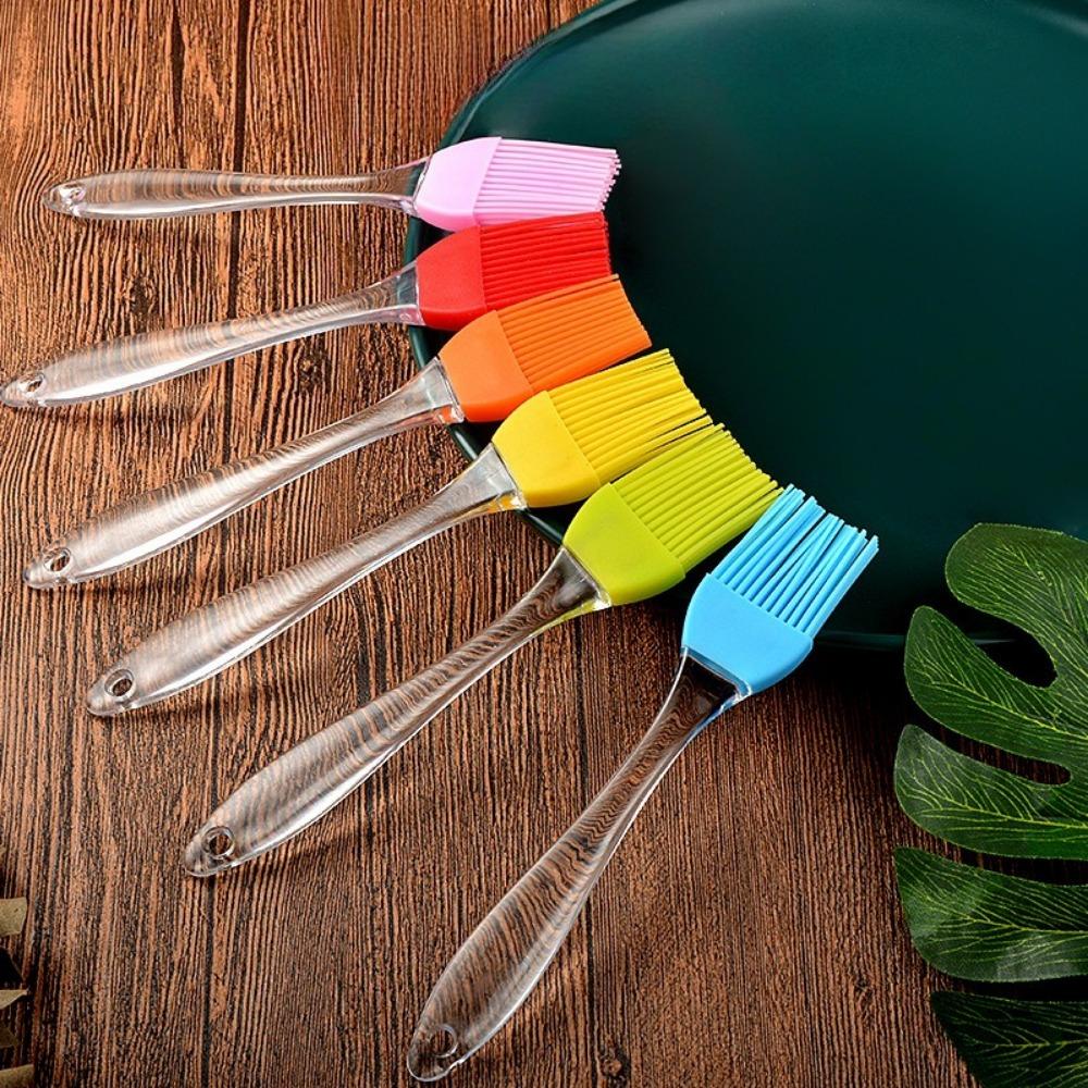Upgrade Silicone Basting Brush Heat Resistant Pastry Oil Brush for BBQ, Cooking, Baking and Grilling