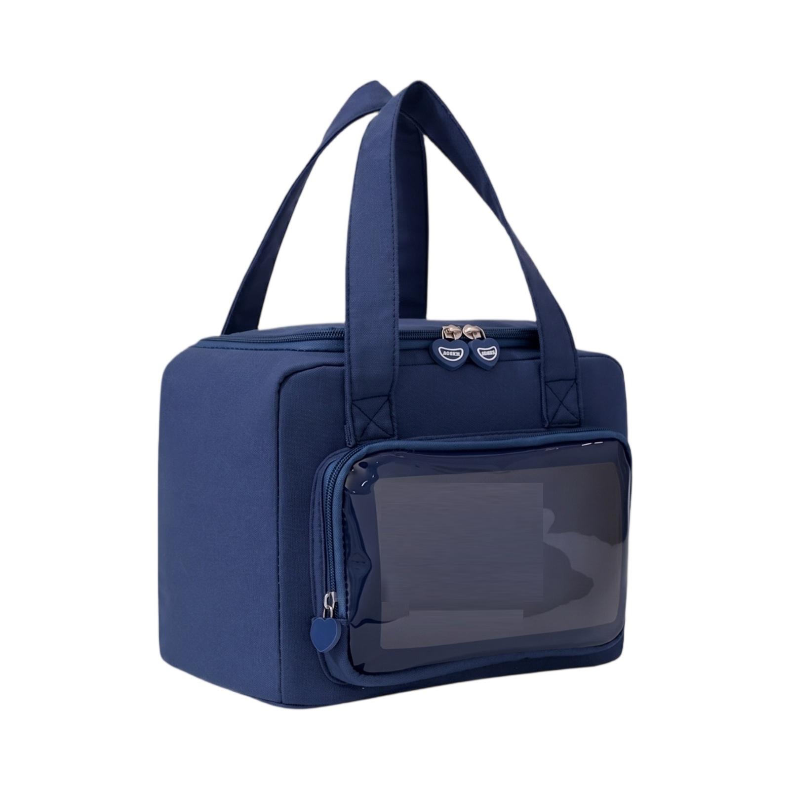 

Insulated Lunch Bag Portable Bento Box Carrier with Double Handles Large Capacity Thermal Food Storage Bag for Work School Travel one size