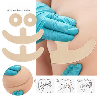 Silicone Gel Invisible Concealer Patch Round Arc Chest Invisible Concealer Repair Patch Reusable