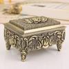 Vintage Jewelry Storage Box Alloy Decorative Large Capacity Jewelry Box for rrings Rings