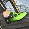 New Road Professional Cycling Boots Men Ultralight Double Buckles Cycling Shoes Unisex MTB Luminous Bike Bicycle Cleat Shoes