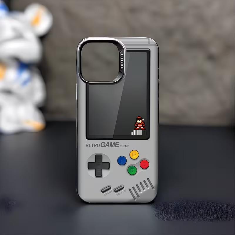 Fashion Phone Case For iPhone 17 16 15 14 13 12 11 mini Pro Max X XR XSMAX 8 7 Air Plus Anti Fall Matte Back Cover Game Console iPhone 12 Pro