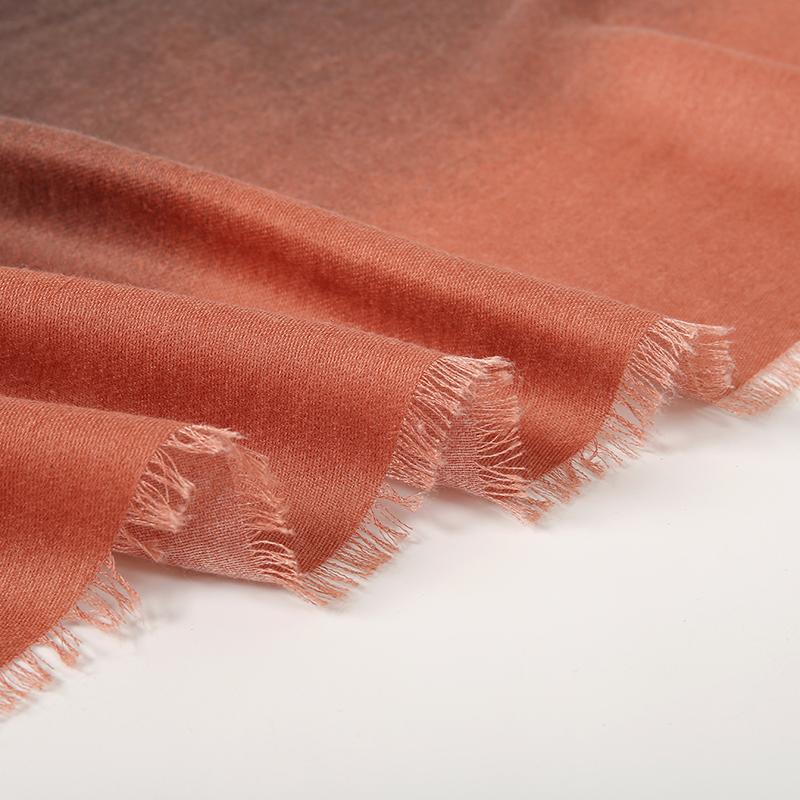 Wholesale Large Women Voile Hijab Viscose Scarf Ramadan Gradient Ombre Shawls and Wraps Glitter Female Foulards Hijabs