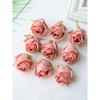 10PCS Artificial Rose Head and Bud Wedding Decoration Bride Wrist Flower Hand Holding Flower Head Flower Material DIY Valentine'S Day Gift Wedding