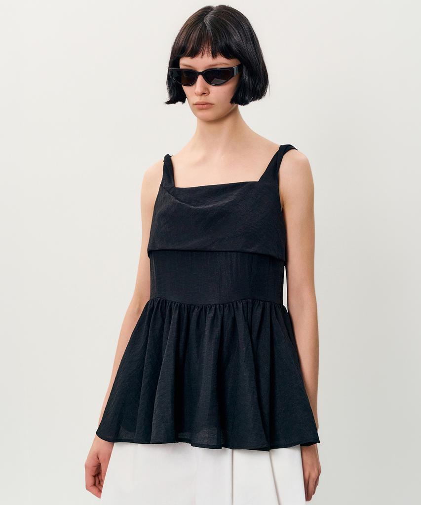 Meibeoyu Weena Sleeveless Blouse _ Black