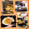 2pcs Pot Holders for Kitchen Clearance Cotton Heat Resistant Pads 17cm/6.69inch Black Oven Pot Holders Trivets Coasters Hot Pads Terry Pots Holder