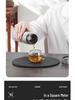 Premium Stainless Steel & Titanium Insulated Tea Infuser Cup, Double-Layer, Large Capacity, Portable for Car Use