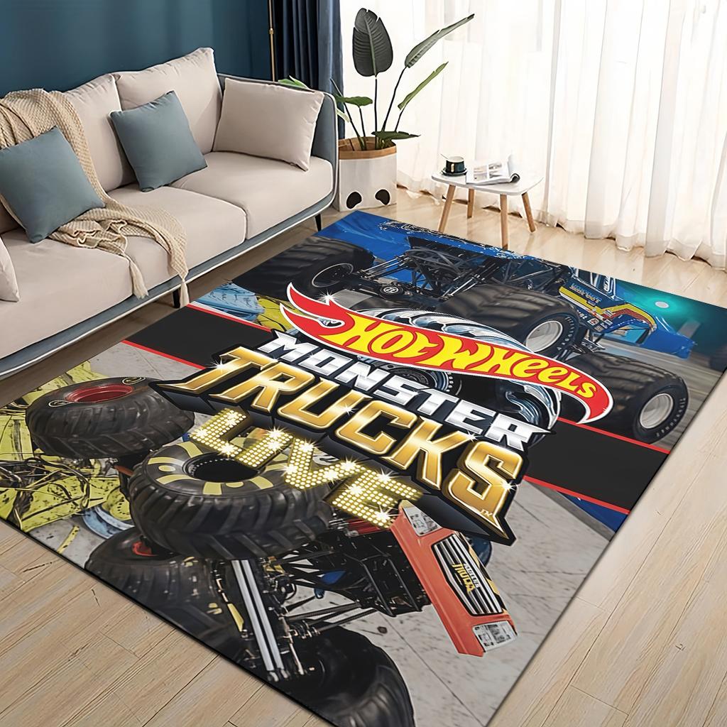 Hot Wheels 27 Style New Racing Car Cartoon Carpet Rug for Living Room Bedroom Home Sofa Decoration,Kids Play Non-slip Floor Mat