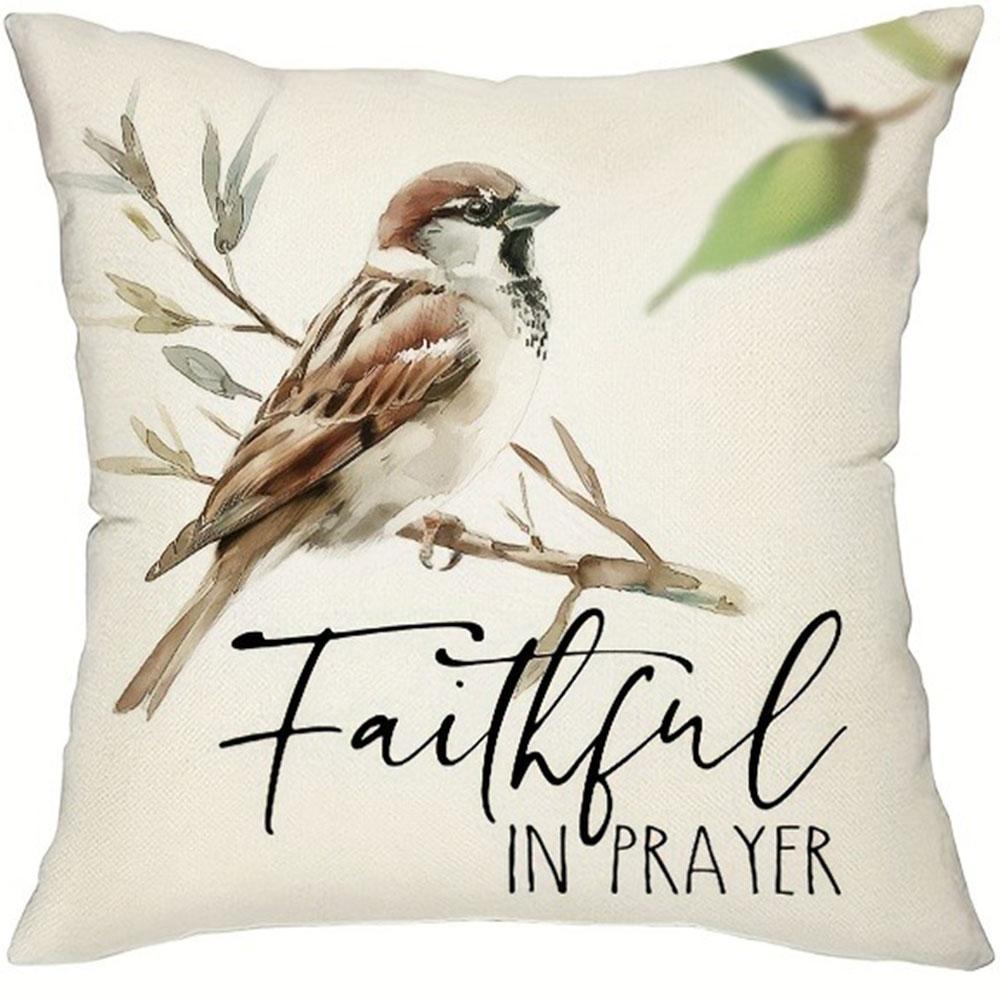 Elsternmuster Heimdeko Kissenbezug Schlafzimmer Wohnzimmer Sofa Dekoration Polyester Kissenbezug mit Reißverschluss