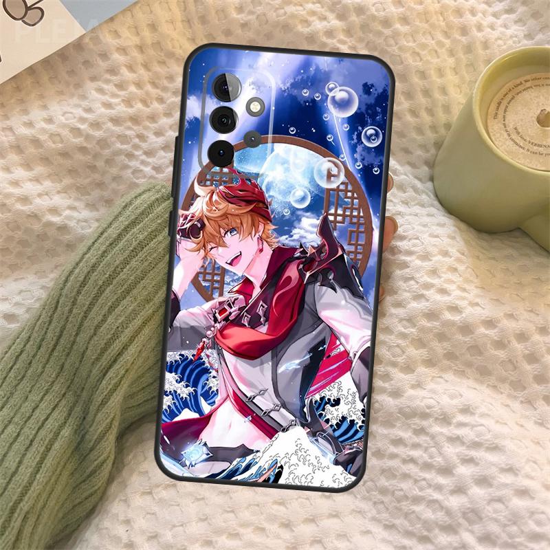 Tartaglia Genshin Impact Case For Samsung Galaxy A06 A26 A16 A56 A36 A05 A22 A32 A52 A54 A34 A14 A55 A15 A53 A33 A35