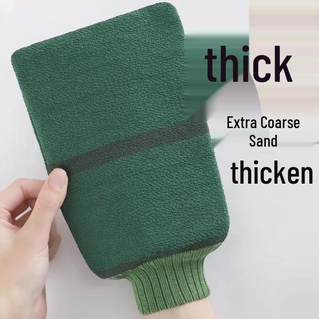 **"Intro Offer: Coarse Sand Bath Scrubber Gloves for Adults - Thickened for Effective Dead Skin Removal"**