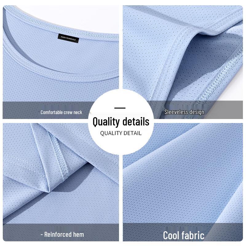 Mark Fairwhale Men's Ice Silk Cooling Mesh Tank Top