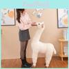 Alpaca Animal Simulation Plush Doll Childrens Birthday Gift Home Decoration