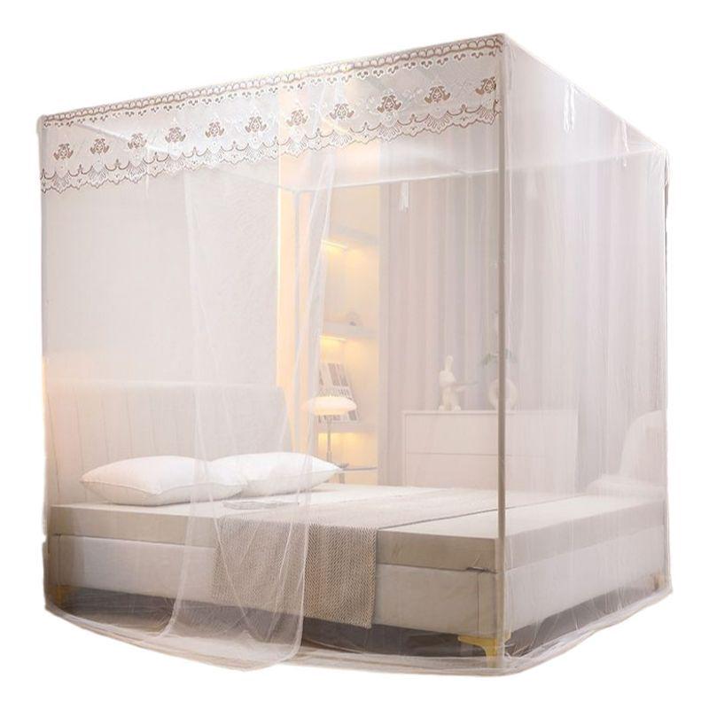 Thickened Floor-Standing Mosquito Net for Beds - Available in 1.0m, 1.2m, 1.5m, and 1.8m Sizes for Dorms and Homes