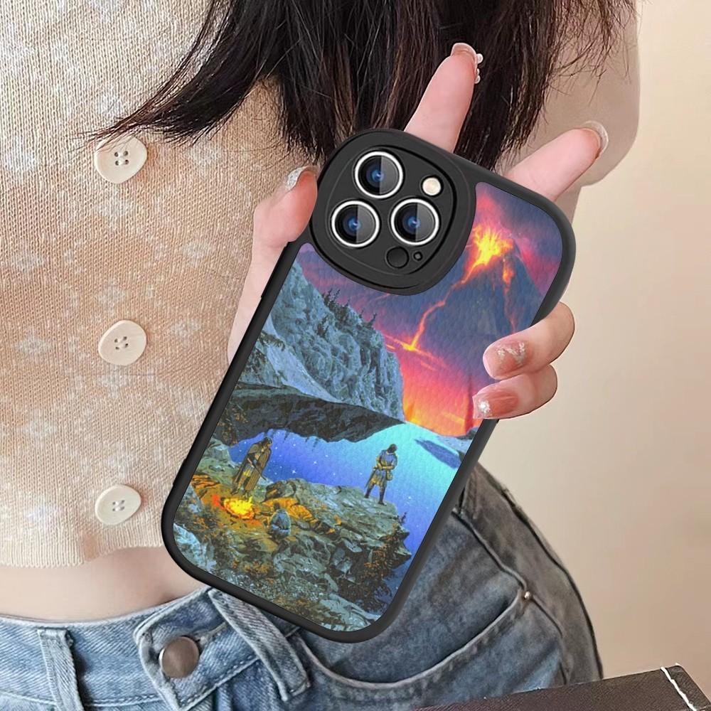 

L-Lord-Of The-Rings Phone Case Hard Leather For IPhone 16 15 14 13 12 Mini 11 14 Pro Max Xs X Xr 7 8 Plus Fundas iPhone 15