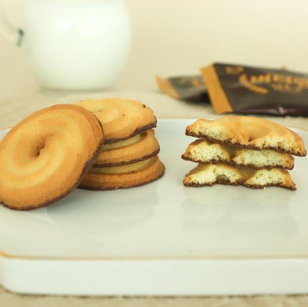 Butter Ring Dip Choco 12pcs 103g – Korean Chocolate Biscuit