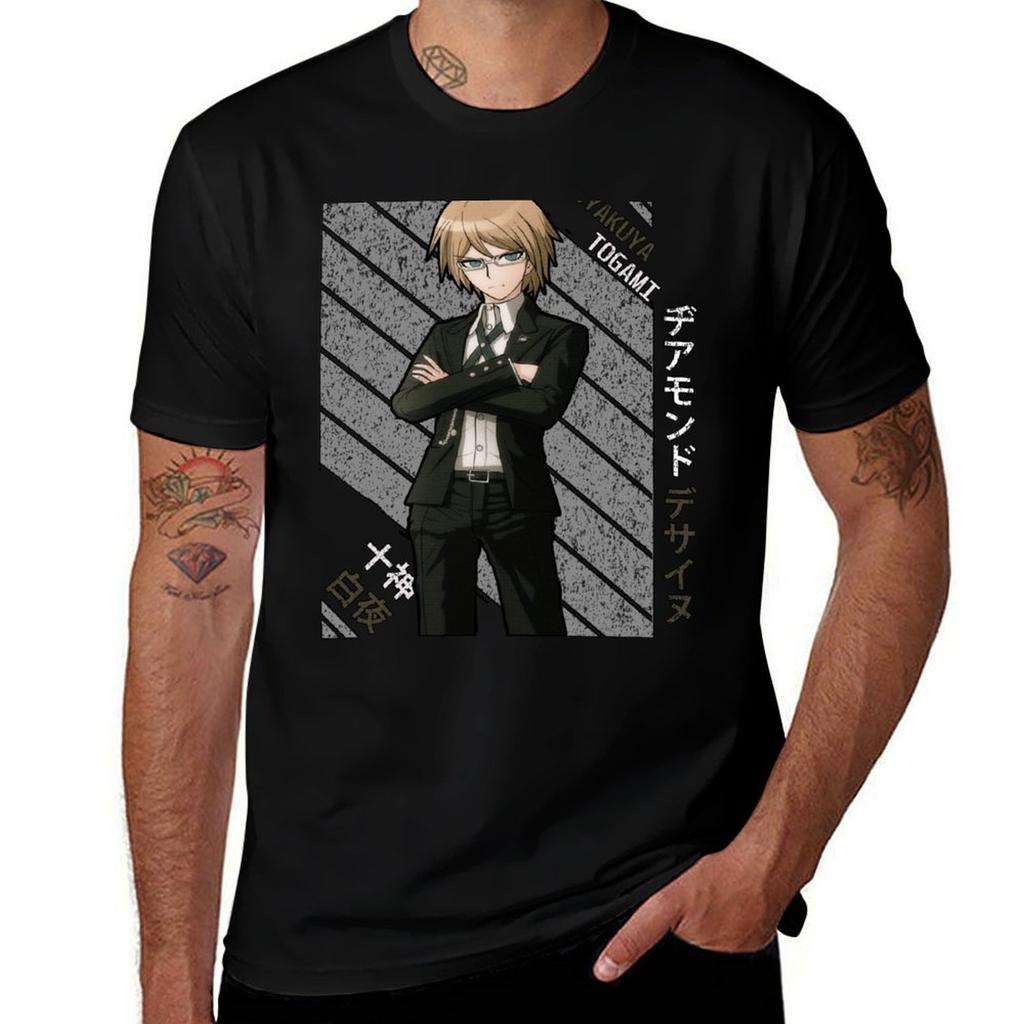Byakuya Togami Danganronpa Tshirt Simple Solid Color Crew Neck Tee