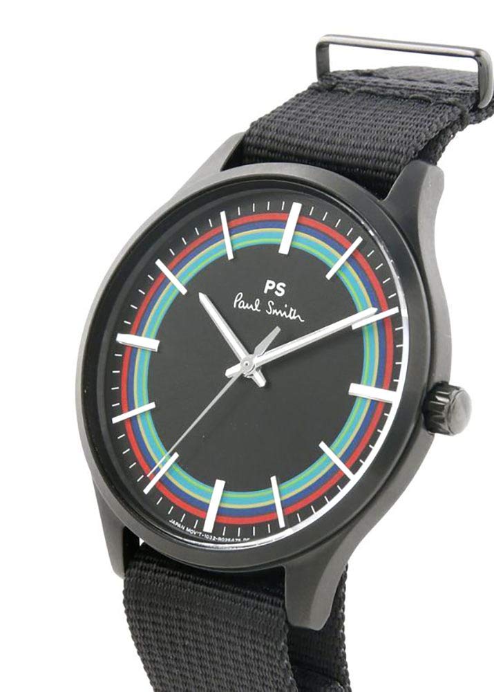 Paul Smith Watch Nylon Strap Black Men's BT2-840-52