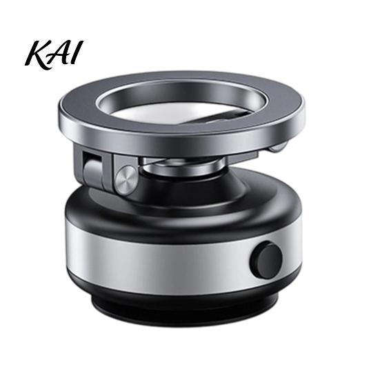 Magnetic Suction Cup Mount Electric Vacuum Phone Holder for Car, 360 Degree Rotating Dashboard Secure Car Attachment with 16pcs N52 Magnets,