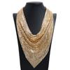 Scarf Mesh Sequin Collar Fish Scale Necklace Clothing Accessories Women For