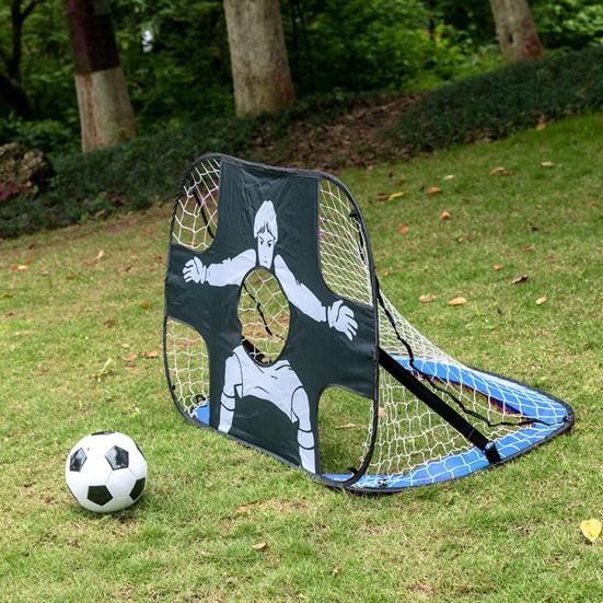 Football Gate Impact-Resistant Sturdy Construction Foldable Good Resilience Portable Heavy-Duty Soccer Games