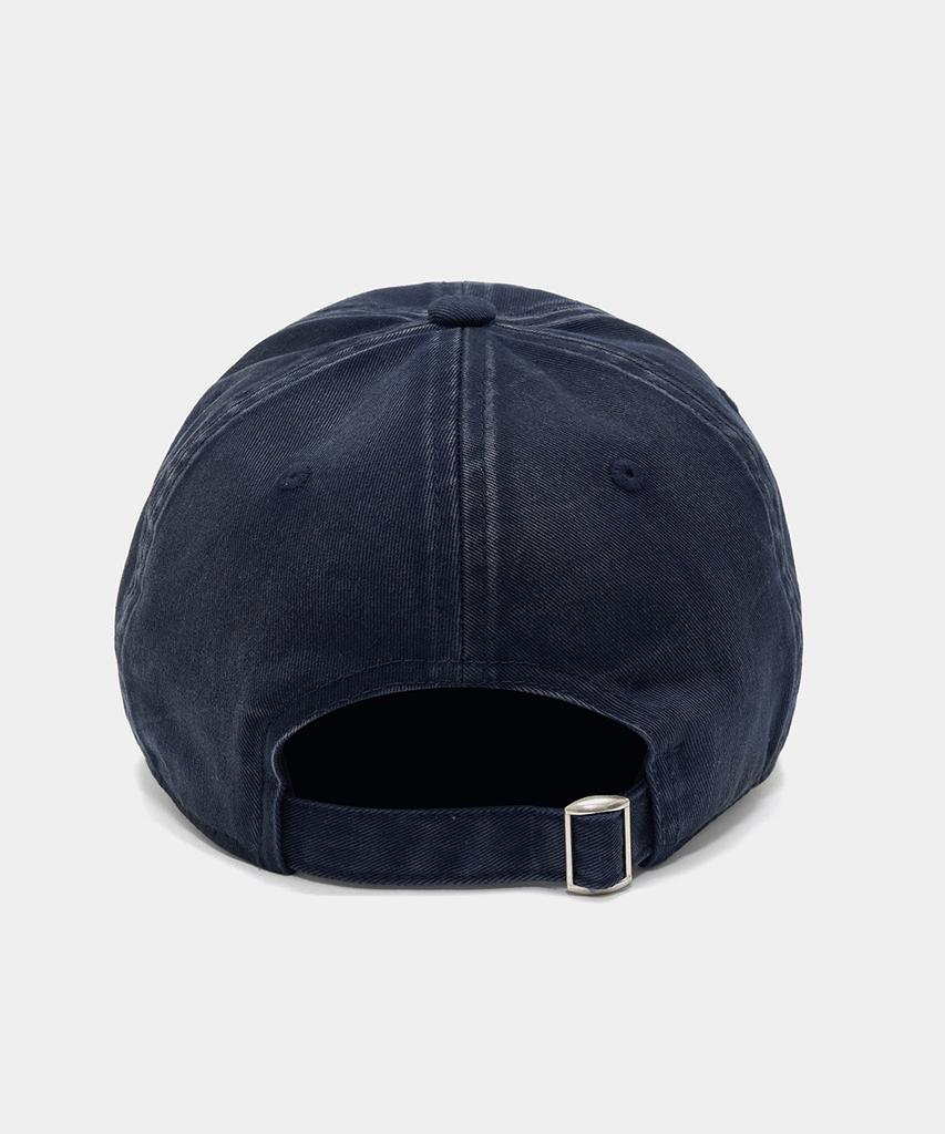 COLUMBIA UNIVERSITY Columbia 1754 Washed Oversized Cap_Navy