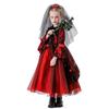 New Halloween Ghost Bride Dress Medieval Vampire Princess Dress Children's Witch Show Costume