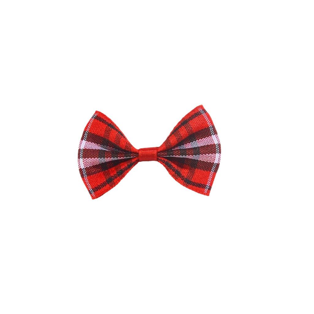Plaid Bow Embellishments for DIY Hair, Clothing, Shoes, & Hats